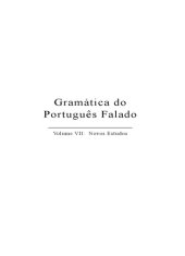 book Gramática do Português Falado – Vol. VII: Novos Estudos