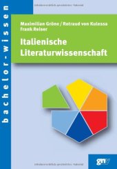 book Italienische Literaturwissenschaft: Eine Einführung