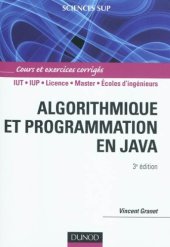 book Algorithmique et programmation en Java - 3ème édition - Cours et exercices corrigés