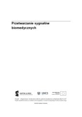 book Przetwarzanie sygnałów biomedycznych