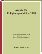 book Archiv für Religionsgeschichte 2008: Band 10