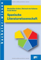 book Spanische Literaturwissenschaft: Eine Einführung