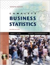 book Complete Business Statistics, Seventh Edition (The Mcgraw-Hill Irwin Series)