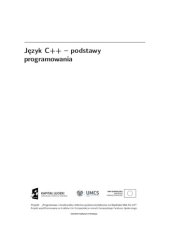 book Jezyk C++ – podstawy programowania