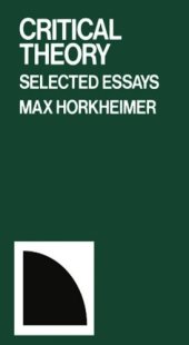 book Critical Theory: Selected Essays