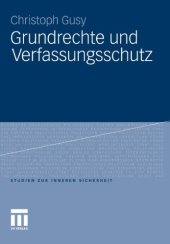 book Grundrechte und Verfassungsschutz