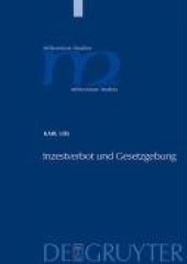 book Inzestverbot und Gesetzgebung: Die Konstruktion eines Verbrechens (300-1100) (Millennium-Studien - Band 20)