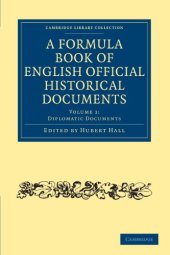 book A Formula Book of English Official Historical Documents