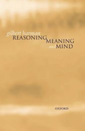 book Reasoning, Meaning, and Mind