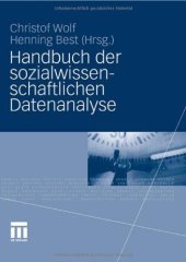 book Handbuch der sozialwissenschaftlichen Datenanalyse