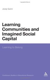 book Learning communities and imagined social capital: learning to belong