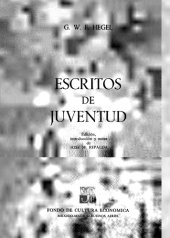 book Escritos de juventud