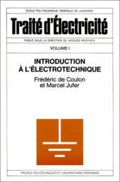 book Introduction à l'électrotechnique