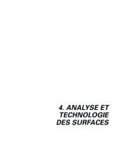 book Traité des matériaux, tome 4 : Analyse et technologie des surfaces : Couches minces et tribologie