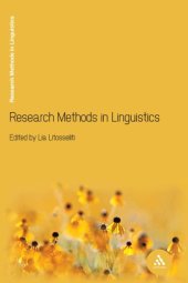 book Research Methods in Linguistics