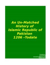 book History of pakistan 1912 to date