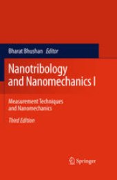 book Nanotribology and Nanomechanics I: Measurement Techniques and Nanomechanics