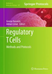 book Regulatory T Cells: Methods and Protocols