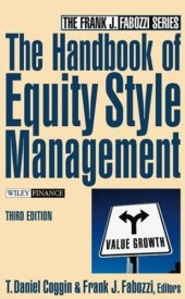 book Handbook of Equity Style Management, 3rd Edition