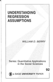 book Understanding Regression Assumptions (Quantitative Applications in the Social Sciences)