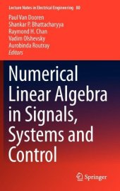 book Numerical Linear Algebra in Signals, Systems and Control