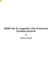 book St. Augustine's City of God and Christian Doctrine