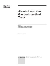 book Alcohol And the Gastrointestinal Tract: Special Issue: Digestive Diseases 2005