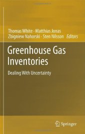 book Greenhouse Gas Inventories: Dealing With Uncertainty