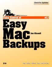 book Take Control of Easy Mac Backups