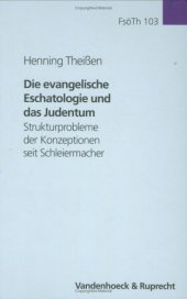 book Die evangelische Eschatologie und das Judentum