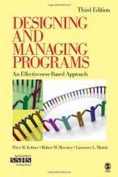 book Designing and Managing Programs: An Effectiveness-Based Approach, 3rd Edition