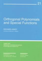 book Orthogonal Polynomials and Special Functions 