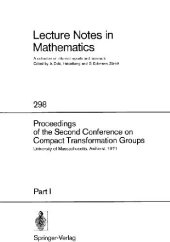 book Proceedings of the second conference on compact transformation groups