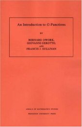 book Introduction to G-functions