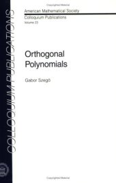 book Orthogonal polynomials