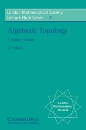 book Algebraic topology. A student's guide