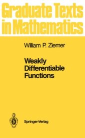 book Weakly Differentiable Functions: Sobolev Spaces and Functions of Bounded Variation