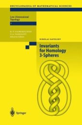 book Invariants for homology 3-spheres