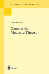 book Geometric measure theory