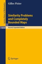 book Similarity Problems and Completely Bounded Maps