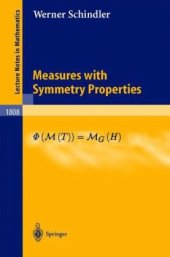 book Measures with Symmetry Properties