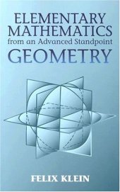 book Elementary Mathematics from an Advanced Standpoint. Geometry