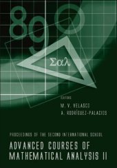 book Advanced courses of mathematical analysis II: proceedings of the 2nd international school, Granada, Spain, 20-24 September 2004