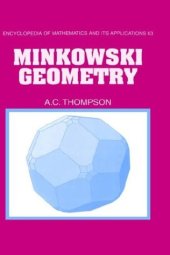 book Minkowski geometry