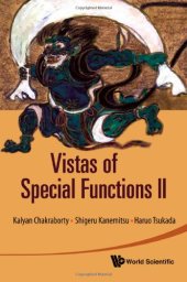 book Vistas of special functions