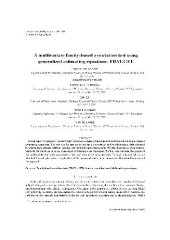 book [Article] A multivariate family-based association test using generalized estimating equations FBAT-GEE