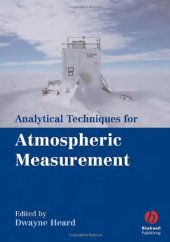 book Analytical Techniques for Atmospheric Measurement