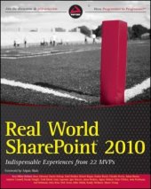 book Real World SharePoint 2010: Indispensable Experiences From 22 MVPs