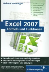 book Excel 2007 Formeln und Funktionen Edition