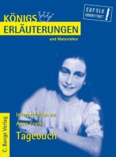 book Erläuterungen Zu Anne Frank, Das Tagebuch Der Anne Frank